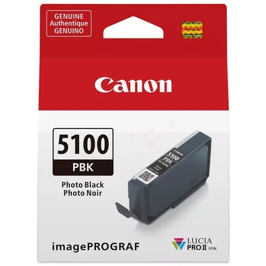 Canon PFI-5100 Inktpatroon zwart foto PFI-5100PBK Replace: N/A