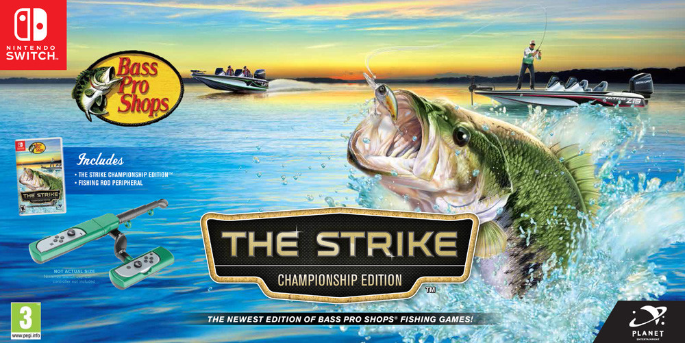 Koch Bass Pro Shops The Strike + Fishing Rod