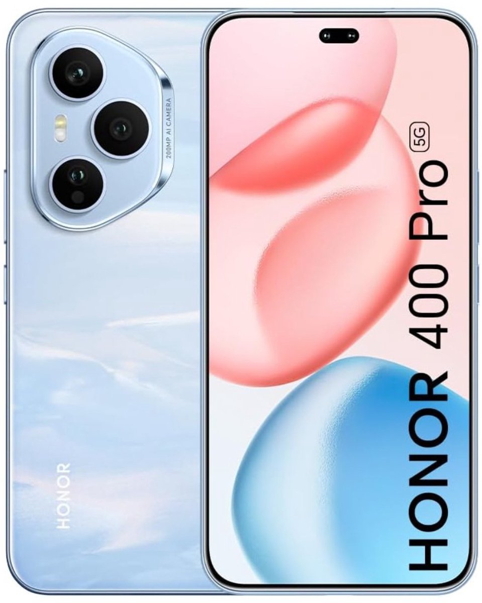 Honor 400 Pro 17 cm (6.7") Hybride Dual SIM MagicOS 9.0 5G USB Type-C 12 GB 512 GB 6000 mAh Blauw