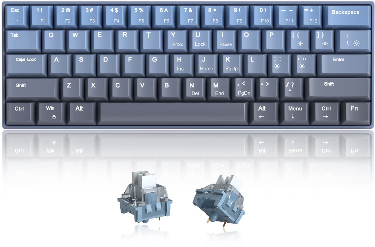 MageGee Star61 - Mechanisch Toetsenbord - Gaming Toetsenbord - Keyboard - Bedraad - RGB