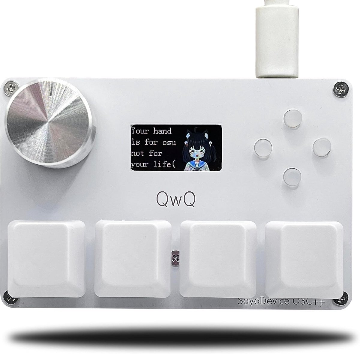 Draadloos OSU Toetsenbord met P(S/2) en Magnetische Lineaire Schakelaars