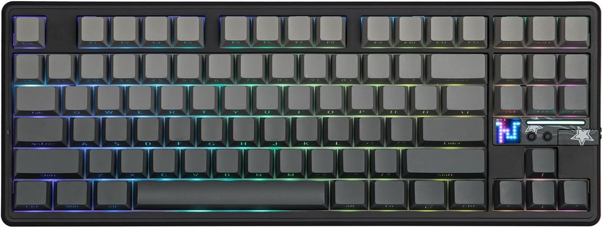 Draadloos TKL Mechanisch Gaming Toetsenbord met Gasket Mount en Hot-Swap