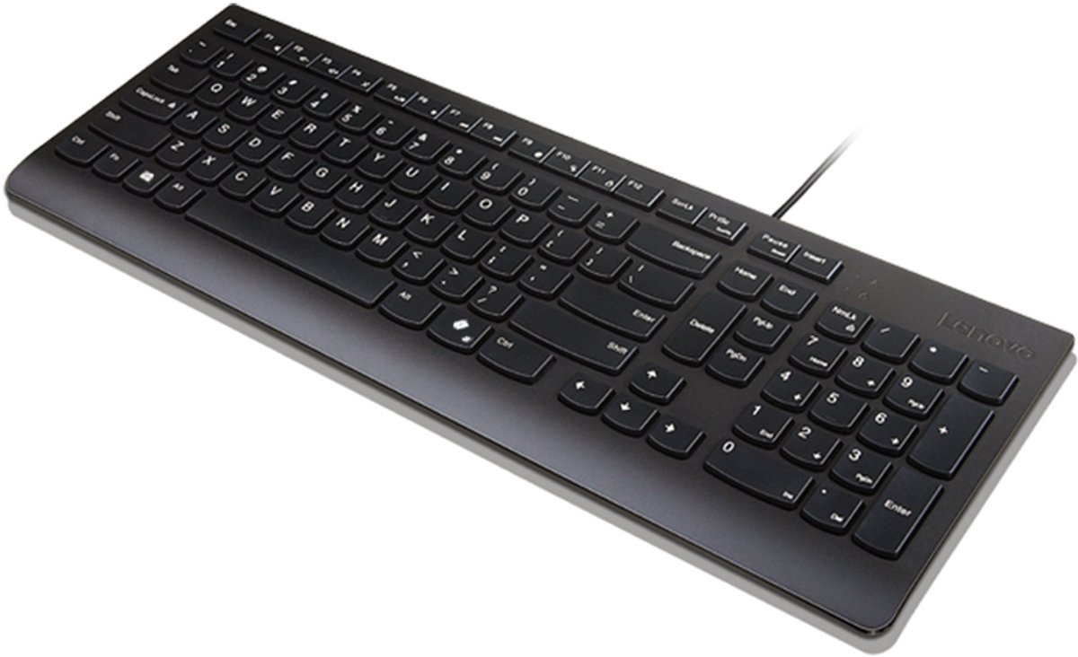 Lenovo 4Y41R64647 – Kabelgebonden QWERTZ Toetsenbord – Duits – Zwart