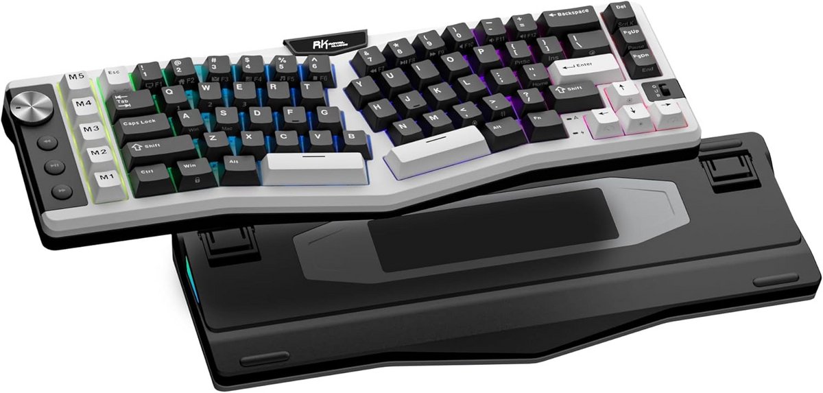 Draadloos Mechanisch Toetsenbord met RGB Verlichting en Stille Schakelaars