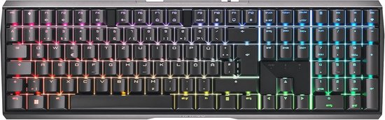 Draadloos Mechanisch Gaming Toetsenbord met RGB Licht en Bruine Switches