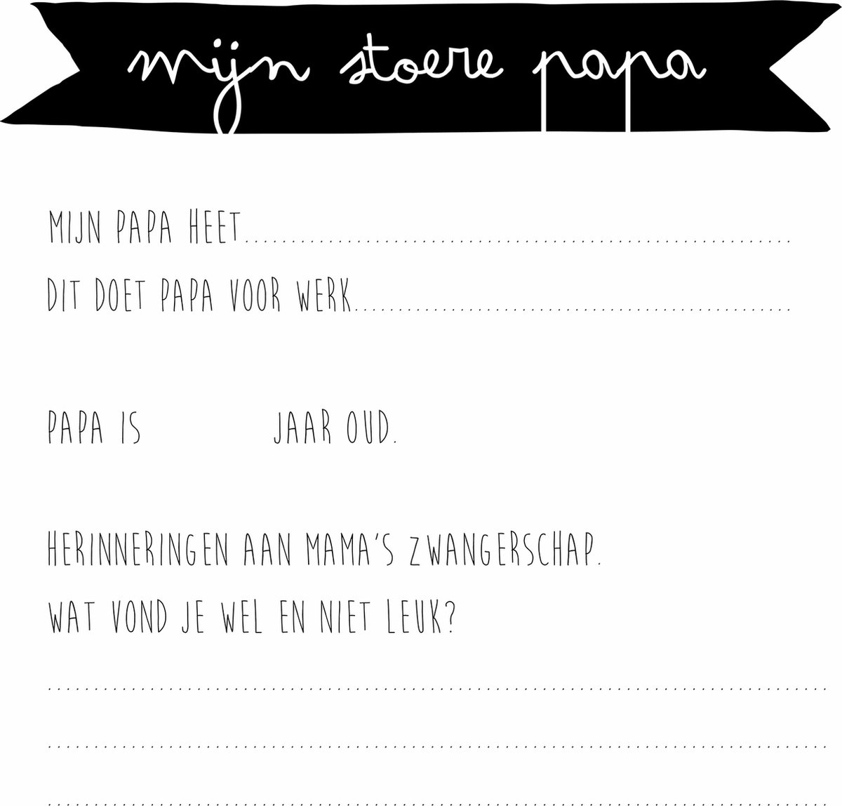 Mijn eerste jaar - Zwart