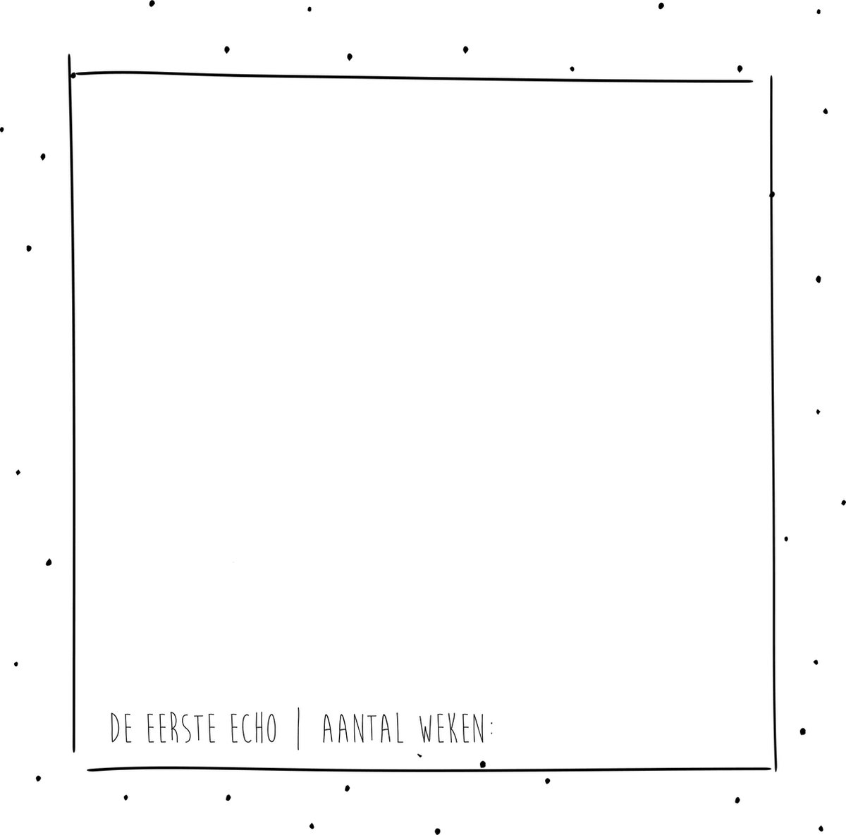 Mijn negen maanden boek - Zwart