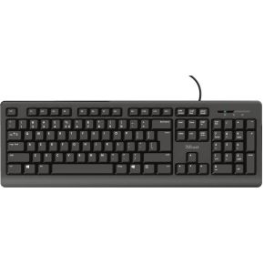 Trust Primo - Toetsenbord - Morsbestendig - Stille toetsen - AZERTY - Zwart