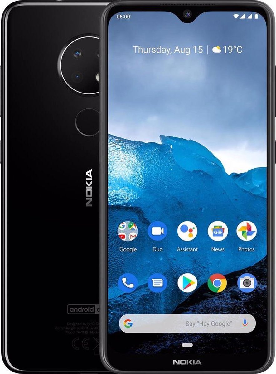 Nokia 6.2 - 64GB - Zwart