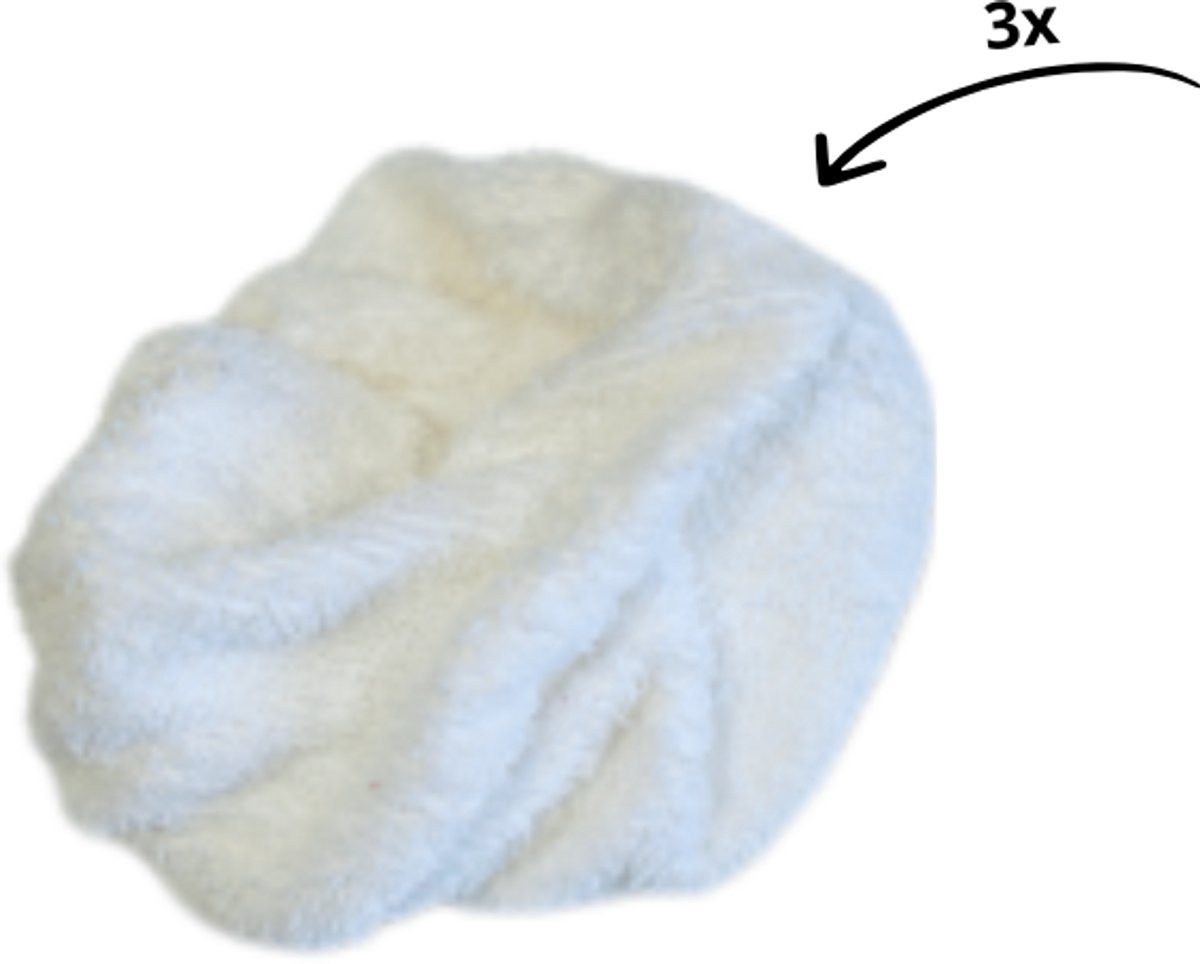 Achaté Handstoomreiniger - Stoomdoek 3 Stuks (vervanging)