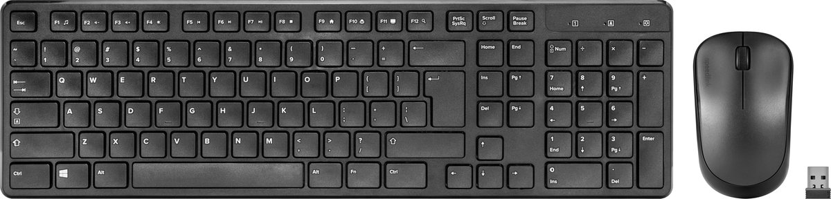 Speedlink SIGNIUM Deskset - Draadloos Toetsenbord - Qwerty - Zwart