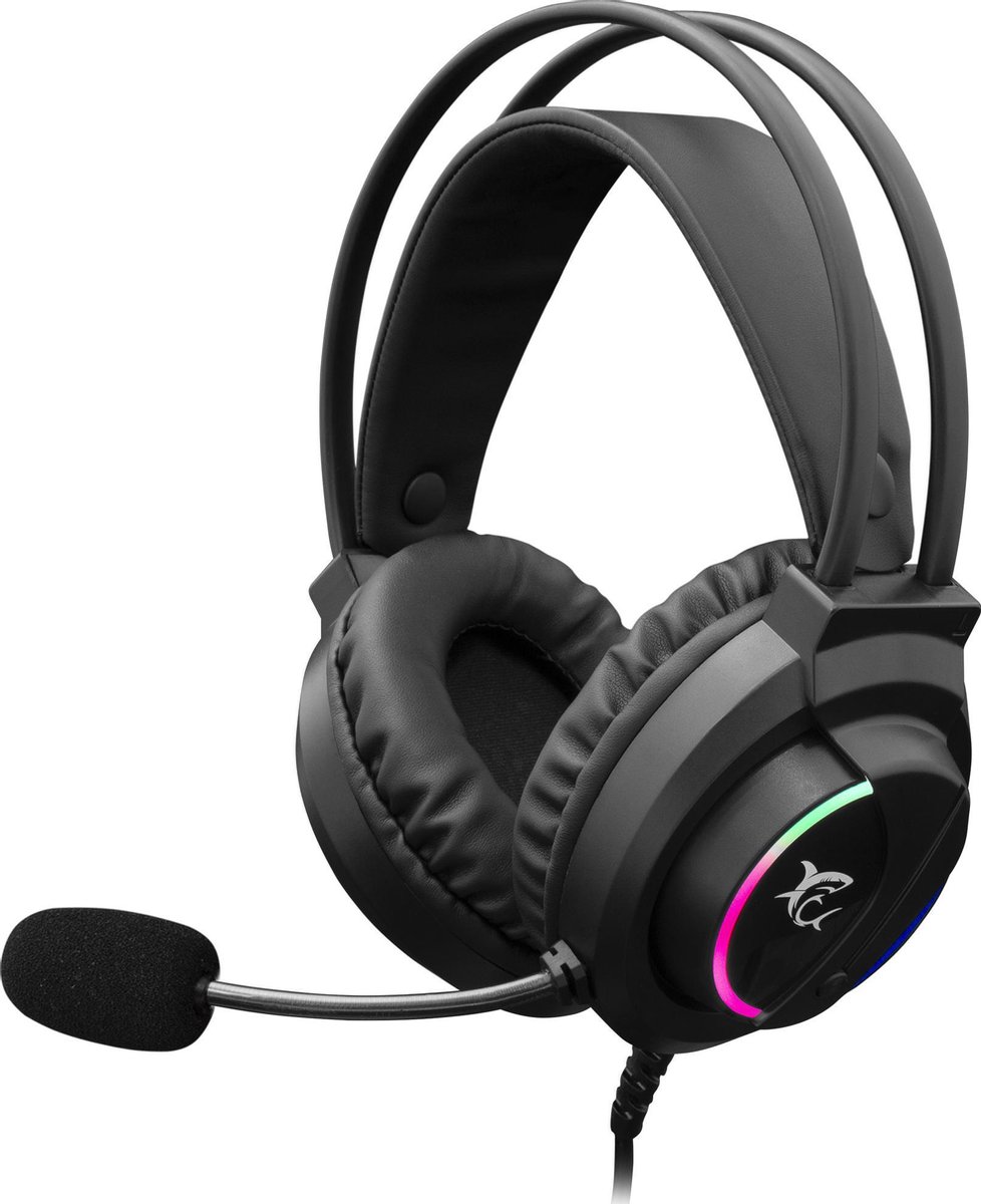 White Shark Wolf PC en PS4 Gaming Headset met RGB - 50mm Drivers - USB