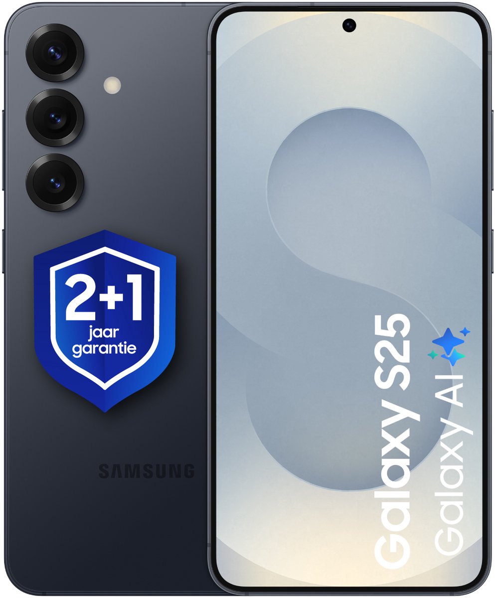 Samsung Galaxy S25 5G - 128GB - Black + 1 jaar extra garantie