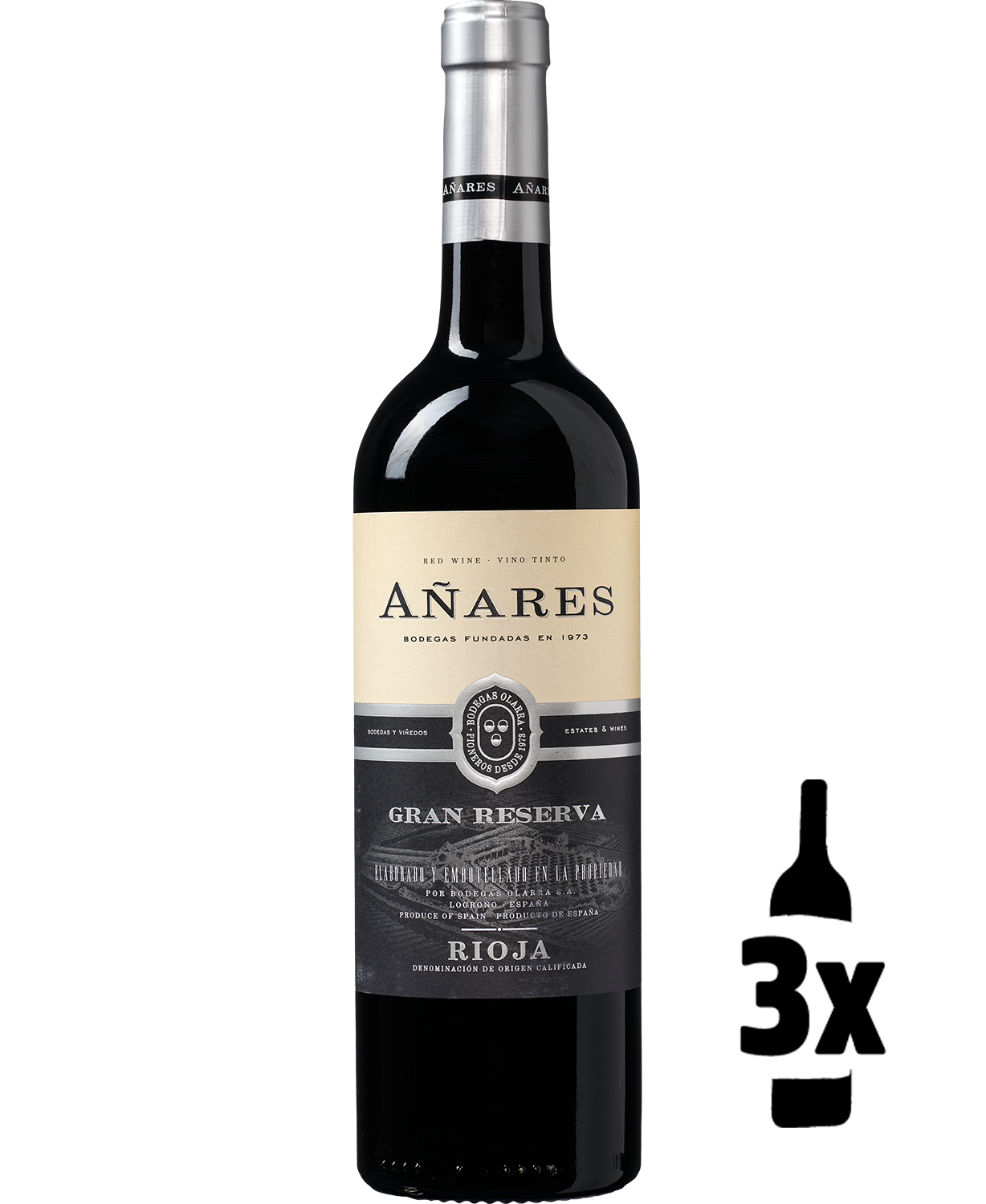 Wijnvoordeel 3 flessen Añares Rioja Gran Reserva Probeerpakket - Rood