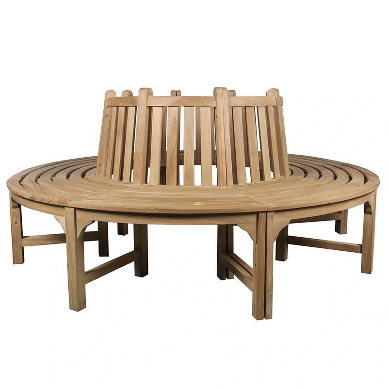 Buitengewoon de Boet Boombank 2-delig Teak bank - - Bruin