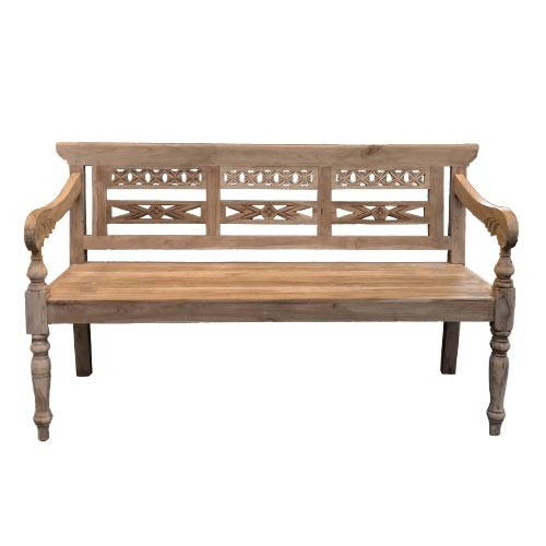 Own Tuinbank Ledo teak naturel tuinmeubel 150 cm - - Bruin
