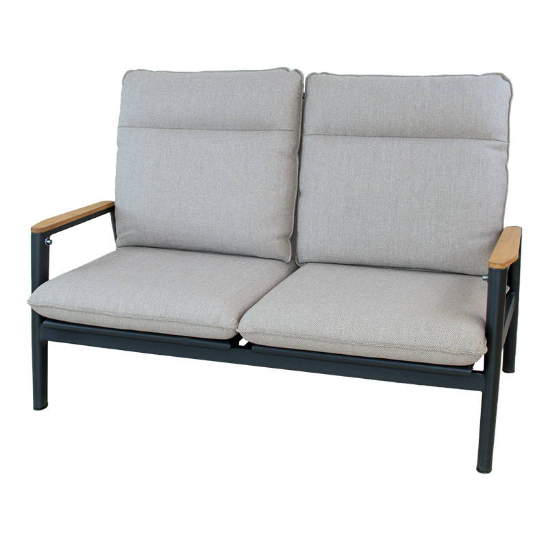 Oosterik Home Merino lounge 2-zitsbank midnight grey sunny creme -