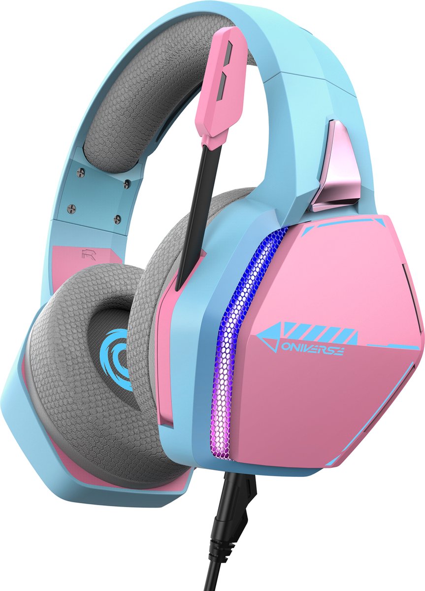 ONIVERSE - Gaming Headset Nebula Diva Pink - PS5 / PS4 / Switch / Xbox One / Xbox Series / PC
