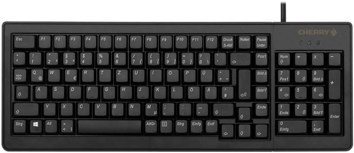 Compact Toetsenbord met QWERTY-indeling - Bedraad ML-mechanica, Zwart