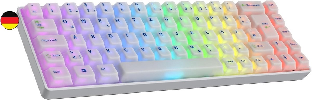 Compact 65% Gaming Toetsenbord met Magnetische Mechanische Switches en Rapid Trigger