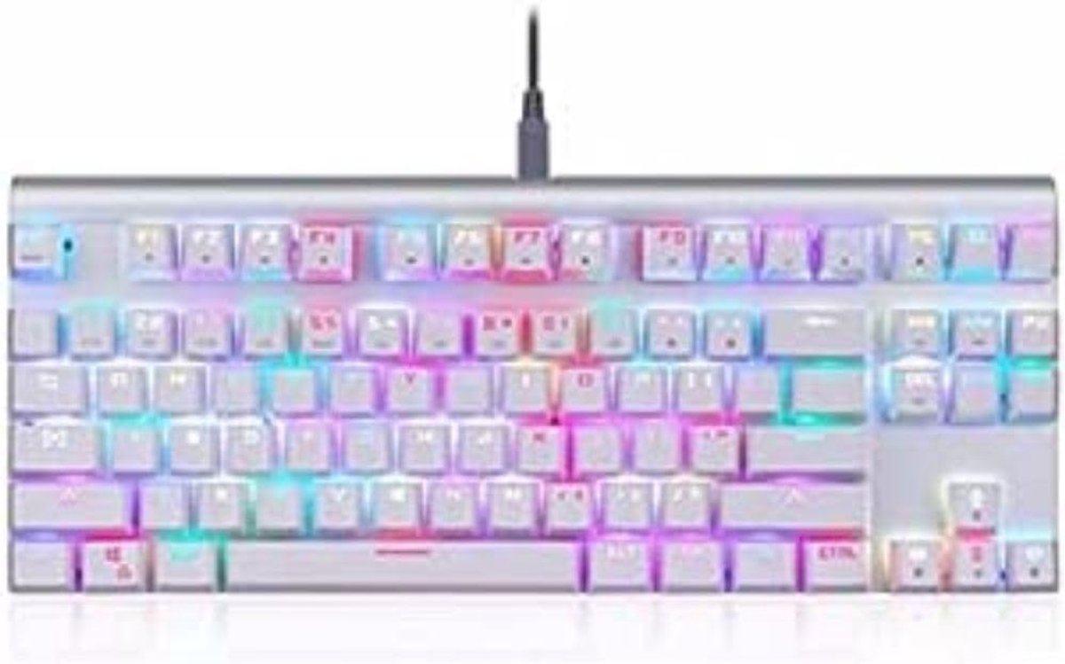 Compact Mechanisch Gaming Toetsenbord RGB Verlicht - QWERTY Indeling