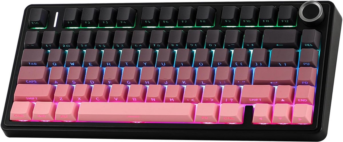 Draadloos 75% Mechanisch Gaming Toetsenbord met RGB Verlichting