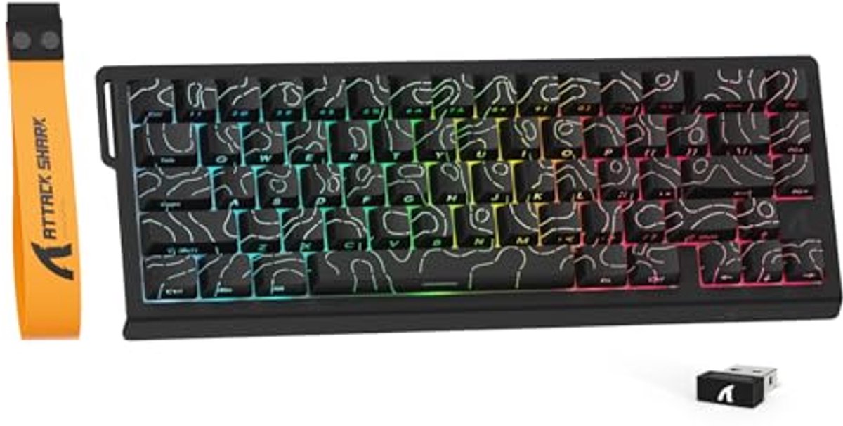 Draadloos Gaming Toetsenbord 8KHz Rapid Trigger met RGB verlichting - Geschikt voor PC en Mac