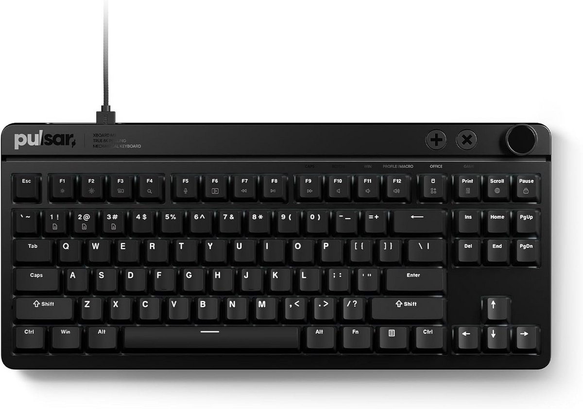 Mechanisch TKL Gaming Toetsenbord met Laagste Latentie en Hot-Swap