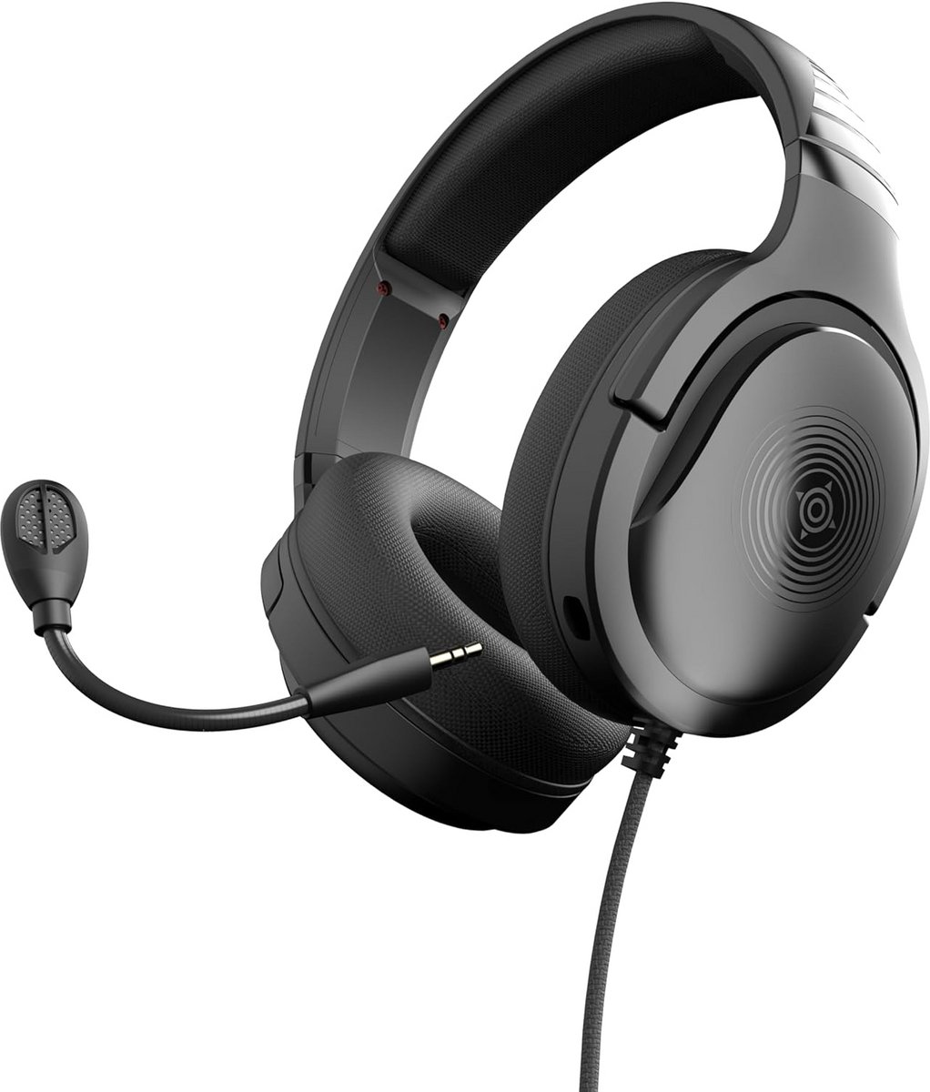 Lichte Gaming Headset met Afneembare Microfoon voor PC, PS4, PS5 en Switch