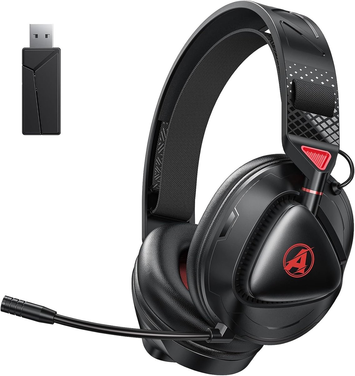 Draadloze 2.4 GHz Gaming Headset met Microfoon voor PS5, PS4, Switch en PC