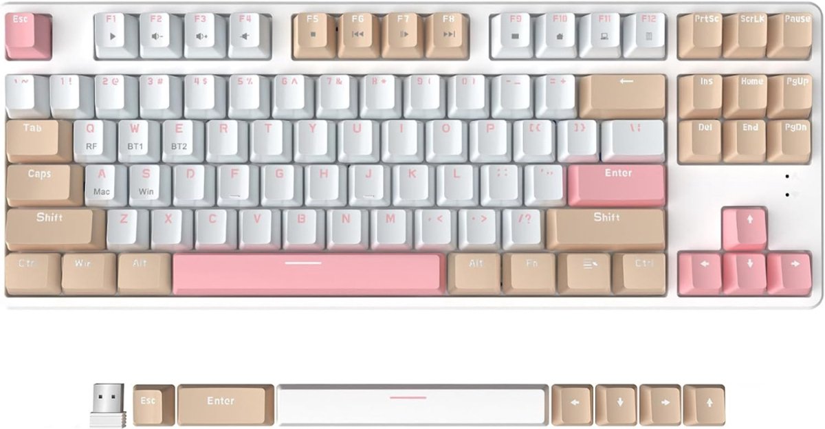 CLVP® Wireless Keyboard - Bluetooth Toetsenbord - Draadloos - Gaming - Qwerty