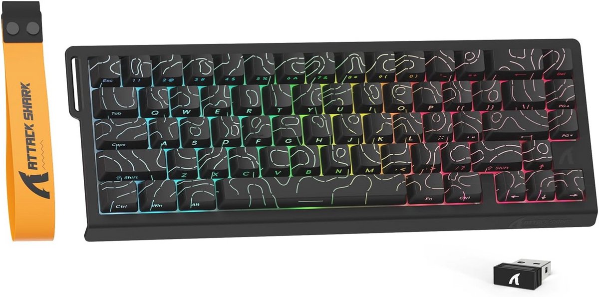 Draadloos Gaming Toetsenbord 8KHz Rapid Trigger met RGB verlichting - Geschikt voor PC en Mac