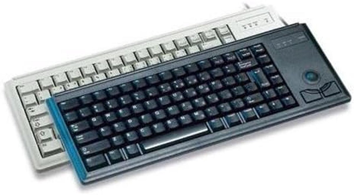 Compact Toetsenbord met USB en Geïntegreerde Trackball