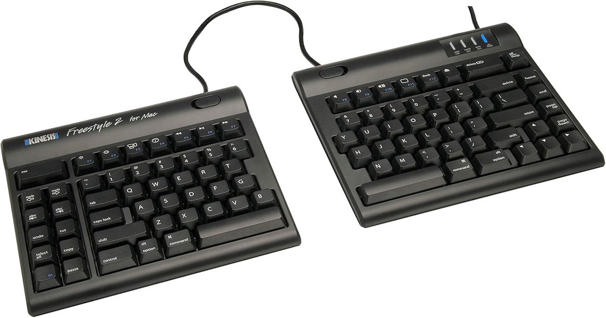 Ergonomisch Solo Toetsenbord voor Mac Qwerty US Split Ontwerp