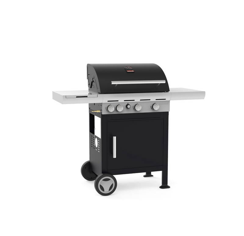 Barbecook Spring 3212 gas barbecue met zijbrander 133x57x115 cm BBQ -