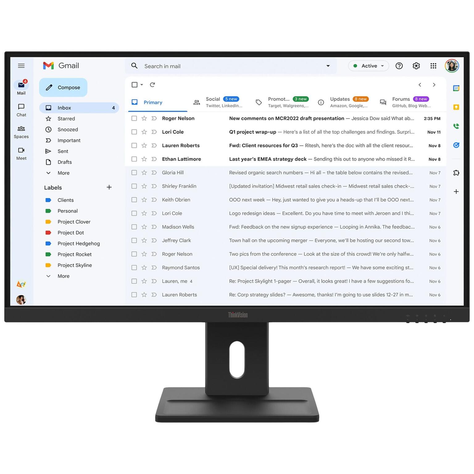 Lenovo ThinkVision E27-40 monitor
