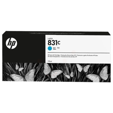 HP 831C Inktcartridge cyaan, 775 ml CZ695A Replace: N/A