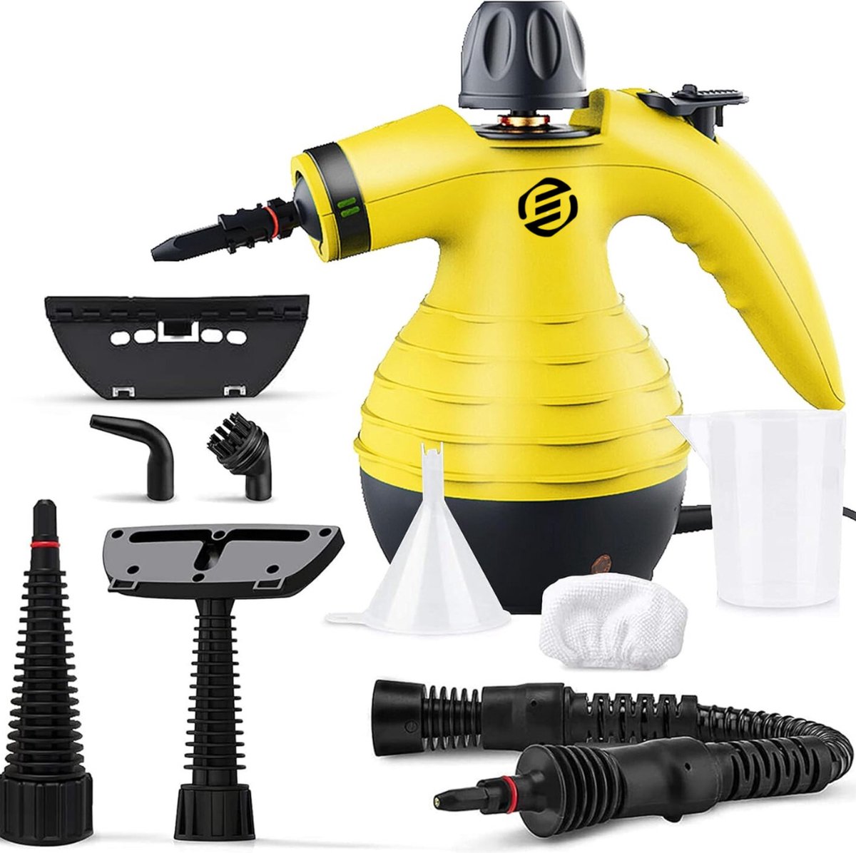 Equivera Stoomreiniger - Handstoomreiniger - Draagbaar - 9 Accessoires - Vlekverwijderaar