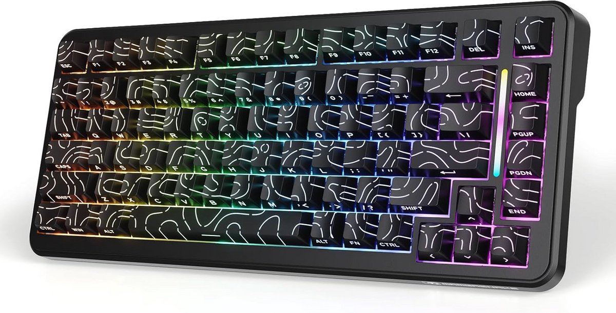 Mechanisch Gaming Toetsenbord 75% Layout met Rapid Trigger en Magnetische Switches