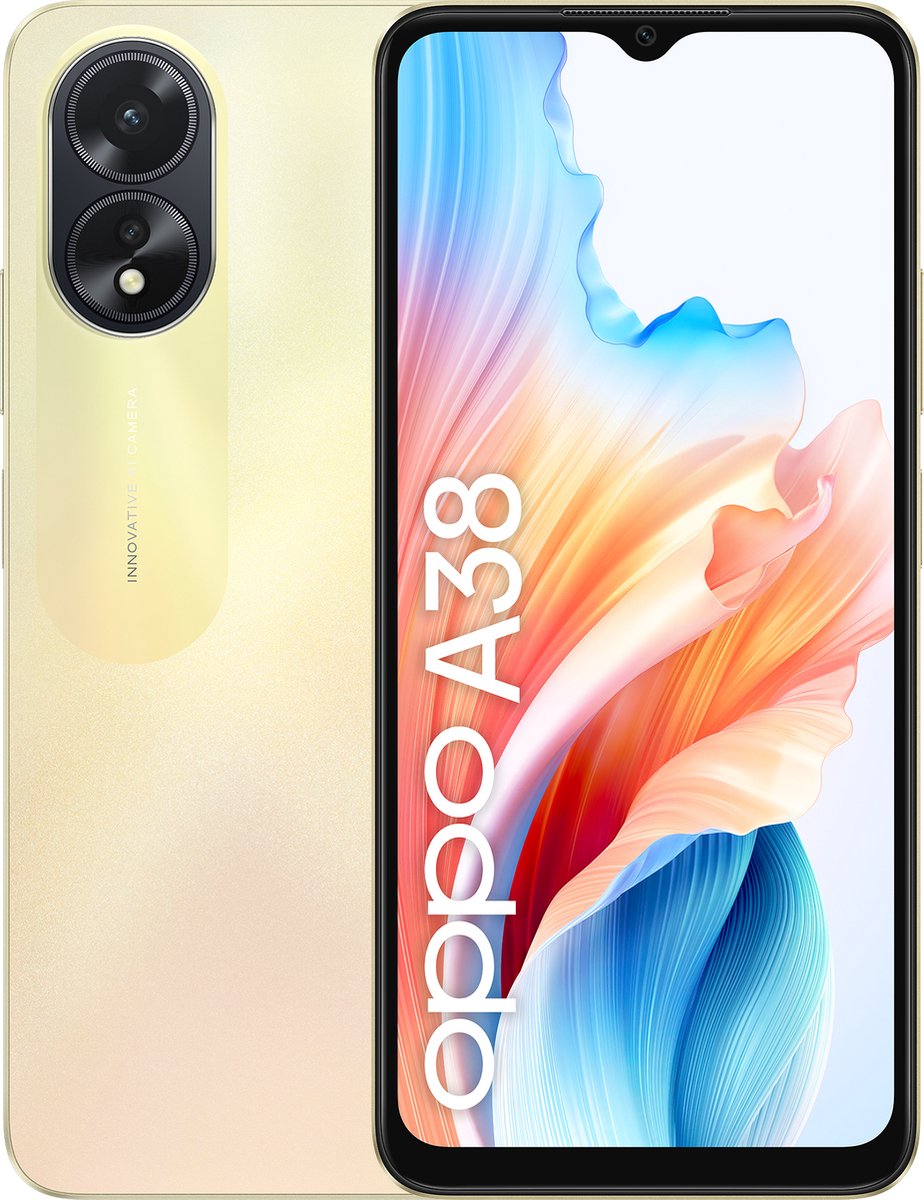 Smartphone Oppo 128 GB 4 GB RAM MediaTek Helio G85 Gouden