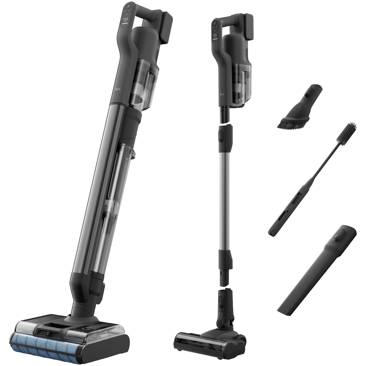 AEG AW82U2DG Steelstofzuiger zonder zak - Grijs