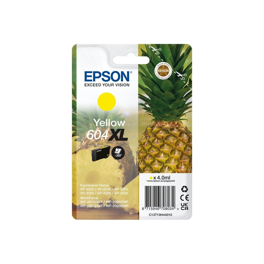 Epson 604XL Cartridge Inkt - Geel
