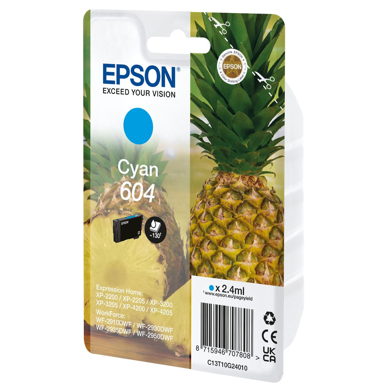 Epson 604 Cartridge Inkt - Blauw