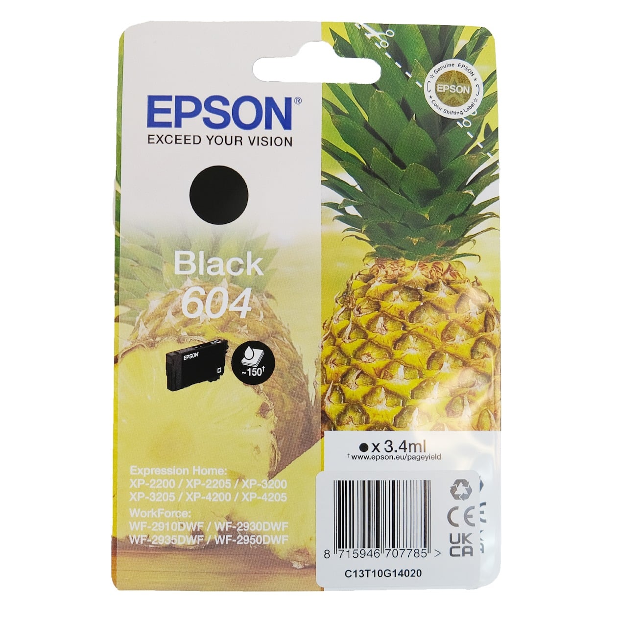 Epson 604 Cartridge Inkt - Zwart