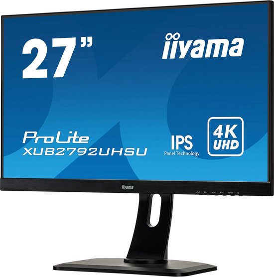 iiyama ProLite XUB2792UHSU-B1 - Zwart