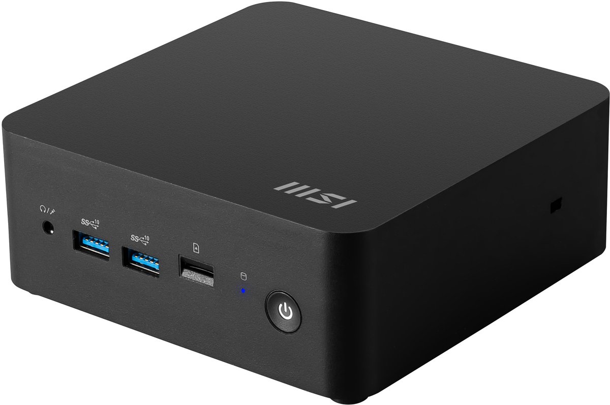 MSI Cubi NUC 1MG-238BEU - Intel Core 7 150U - Intel Graphics - LAN - WLAN - Bluetooth - No OS