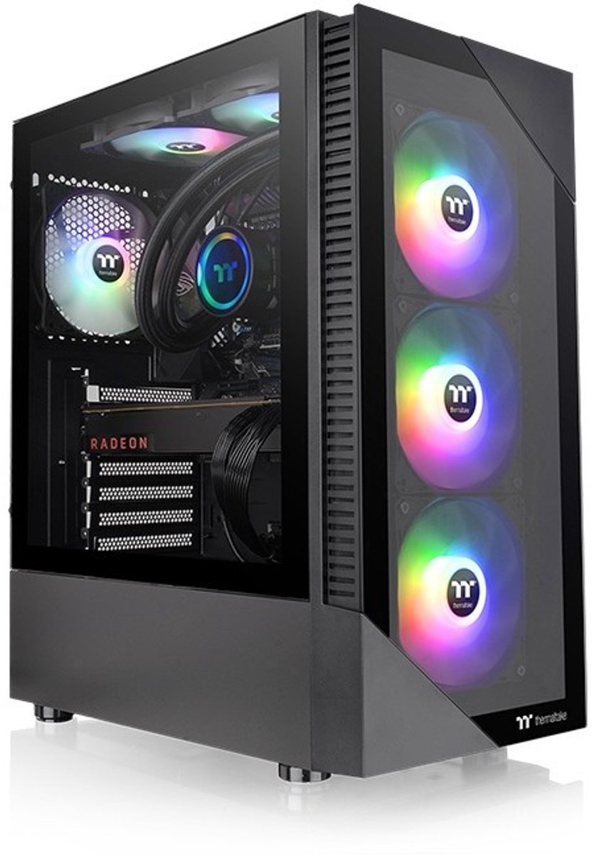 Thermaltake View 200 TG ARGB Black - Zwart