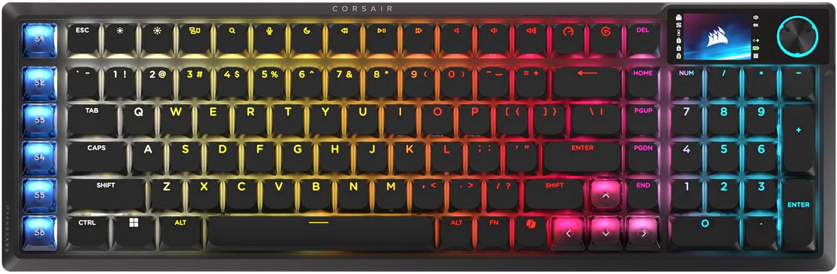 Corsair Vanguard Air 99 - Draadloze Gaming Keyboard - OPX Optisch - Stream Deck - US Qwerty - Zwart