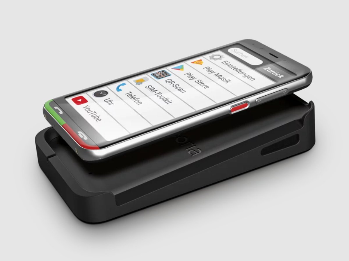 Emporia SUPEReasy 12,6 cm (4.95") Android 10.0 USB Type-C 3 GB 32 GB 2500 mAh Zwart