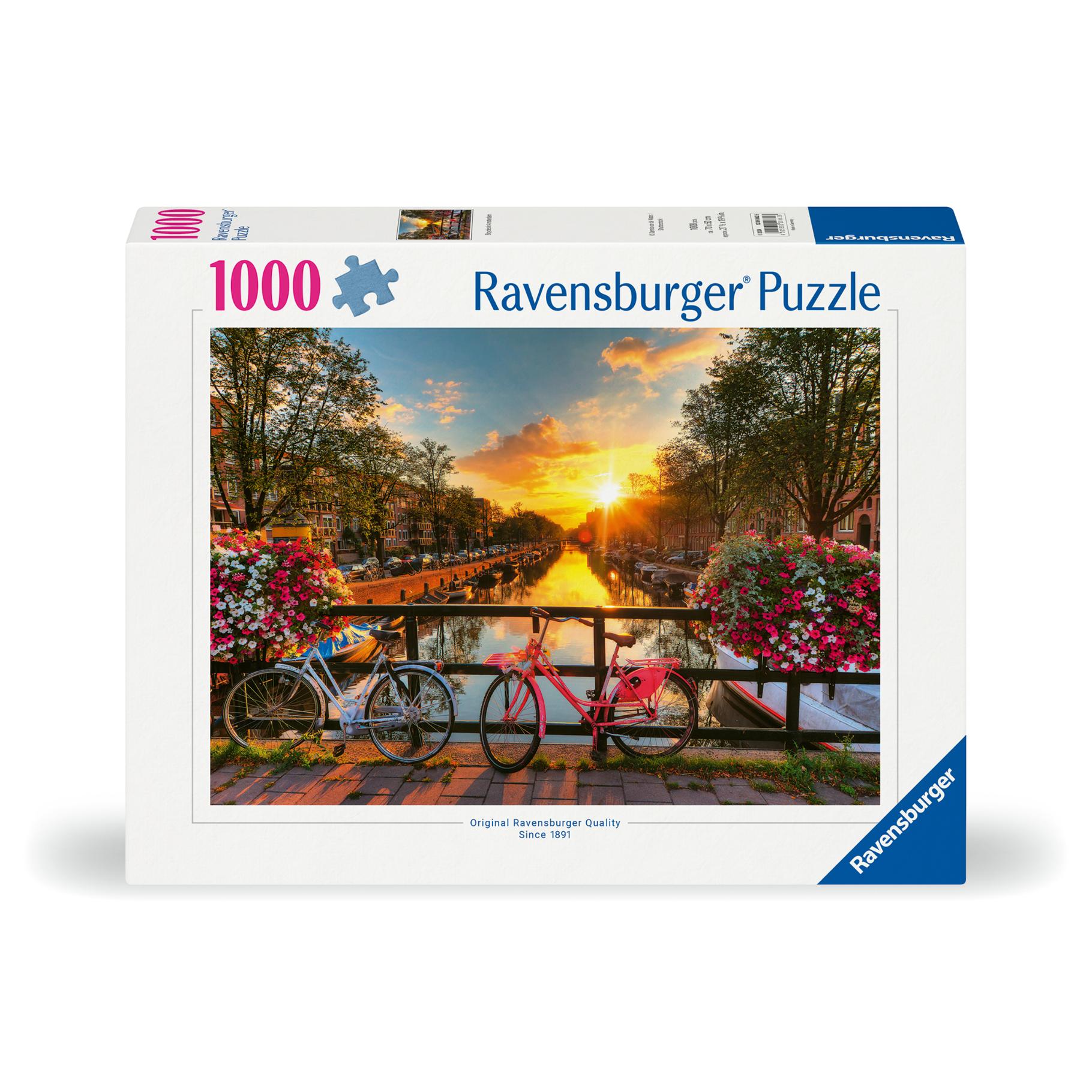 Top1Toys Ravensburger puzzel fietsen in Amsterdam 1000 stukjes